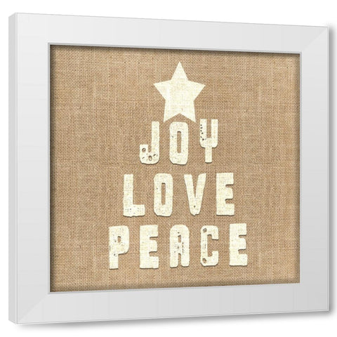 Personalized Christmas Sign V33 V4 White Modern Wood Framed Art Print by LightBoxJournal