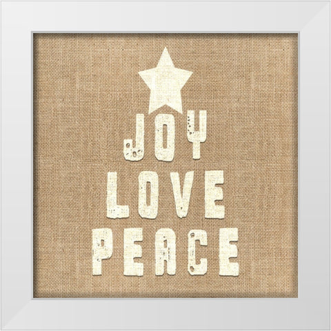 Personalized Christmas Sign V33 V4 White Modern Wood Framed Art Print by LightBoxJournal