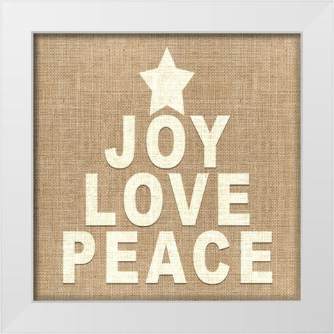 Personalized Christmas Sign V33 V5 White Modern Wood Framed Art Print by LightBoxJournal