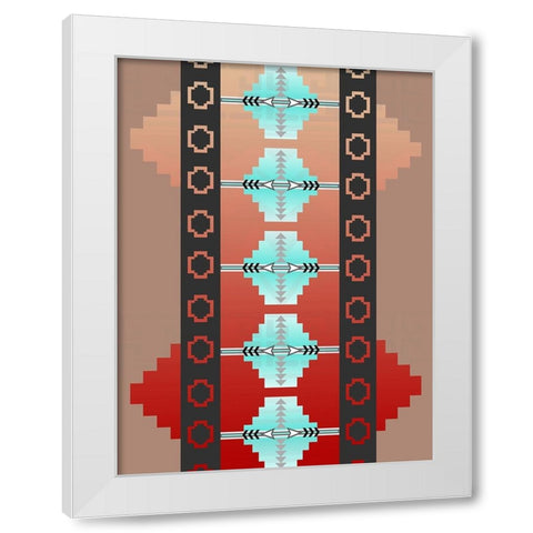 Colors of the SouthWest 4 White Modern Wood Framed Art Print by LightBoxJournal