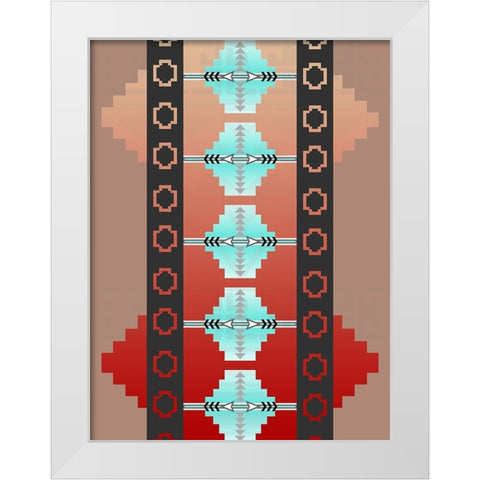 Colors of the SouthWest 4 White Modern Wood Framed Art Print by LightBoxJournal