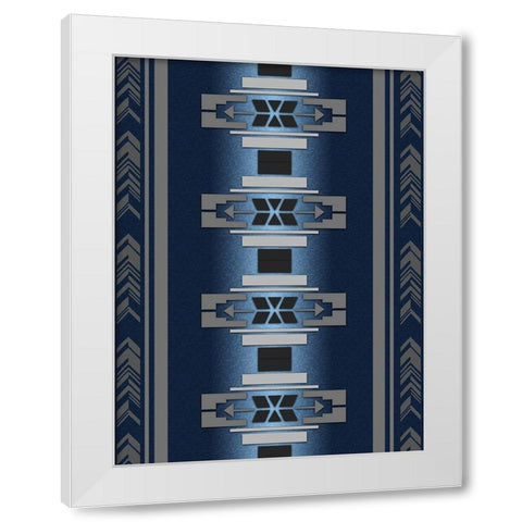 Sensational Aztec 4 White Modern Wood Framed Art Print by LightBoxJournal