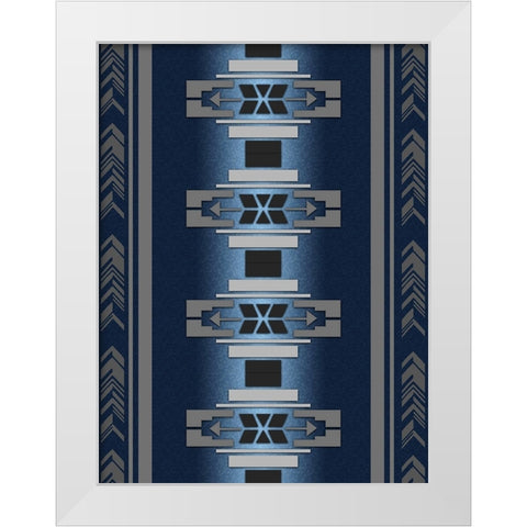 Sensational Aztec 4 White Modern Wood Framed Art Print by LightBoxJournal