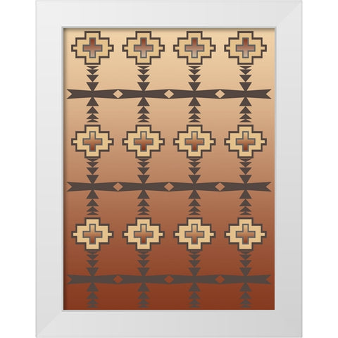 Simply Southwest A1 White Modern Wood Framed Art Print by LightBoxJournal