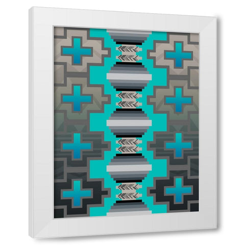 Simply Southwest B1 White Modern Wood Framed Art Print by LightBoxJournal