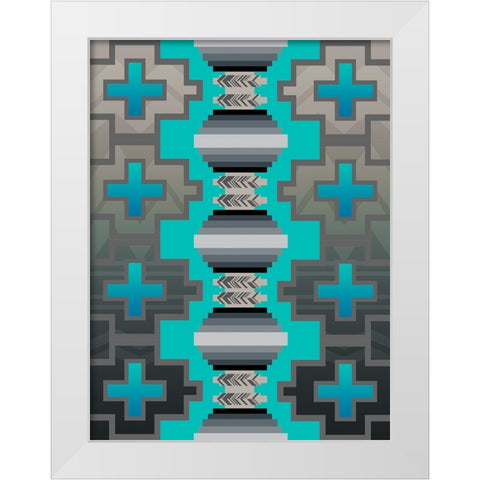 Simply Southwest B1 White Modern Wood Framed Art Print by LightBoxJournal