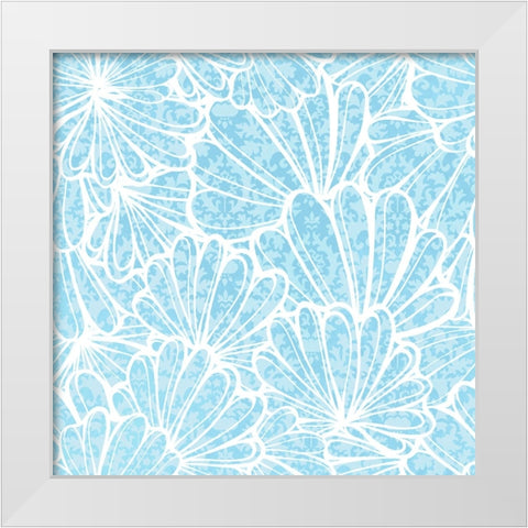 Card Design 2B_3 White Modern Wood Framed Art Print by LightBoxJournal