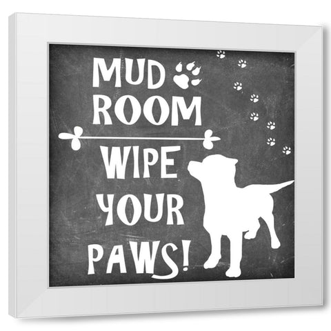 Mudroom 6 White Modern Wood Framed Art Print by LightBoxJournal