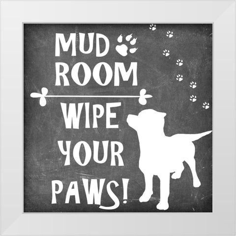 Mudroom 6 White Modern Wood Framed Art Print by LightBoxJournal