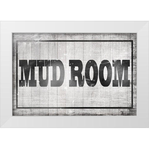 Mudroom 34 White Modern Wood Framed Art Print by LightBoxJournal