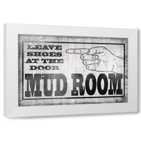 Mudroom 35 White Modern Wood Framed Art Print by LightBoxJournal