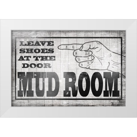 Mudroom 35 White Modern Wood Framed Art Print by LightBoxJournal
