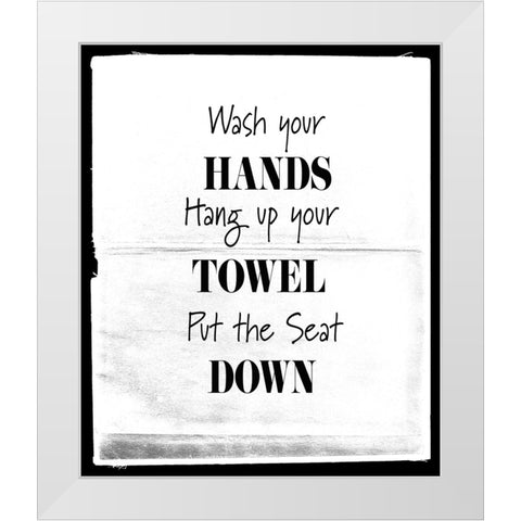 BelovedBath_19 White Modern Wood Framed Art Print by LightBoxJournal