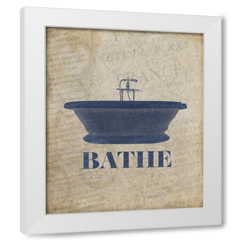 BelovedBath_20 White Modern Wood Framed Art Print by LightBoxJournal