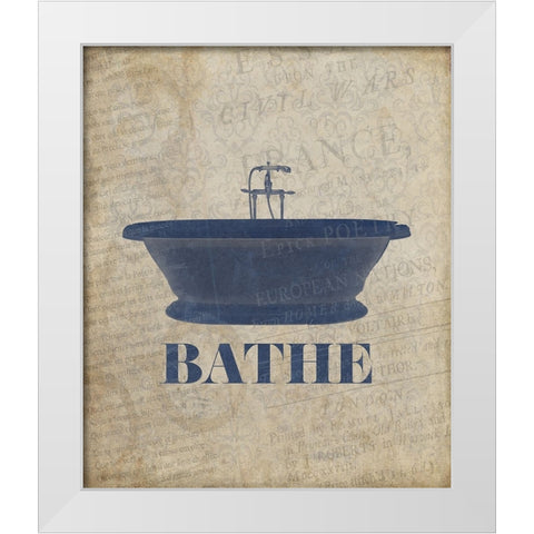 BelovedBath_20 White Modern Wood Framed Art Print by LightBoxJournal