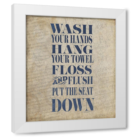 BelovedBath_22 White Modern Wood Framed Art Print by LightBoxJournal