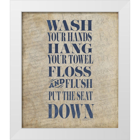 BelovedBath_22 White Modern Wood Framed Art Print by LightBoxJournal