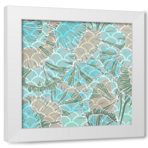 Sailor Away_Surface Pattern 2 White Modern Wood Framed Art Print by LightBoxJournal