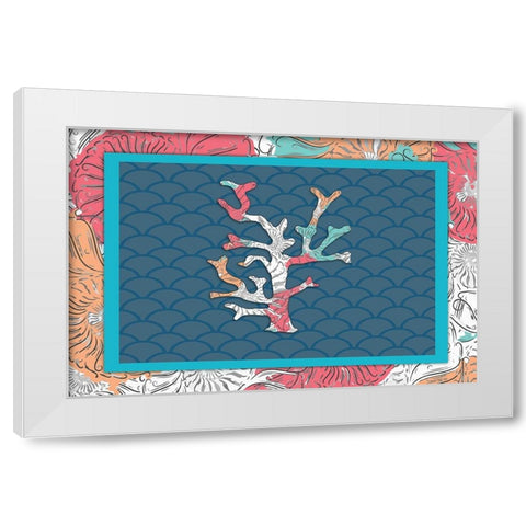 Sea Side BoHo 7 White Modern Wood Framed Art Print by LightBoxJournal