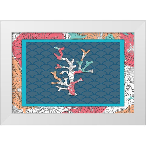 Sea Side BoHo 7 White Modern Wood Framed Art Print by LightBoxJournal