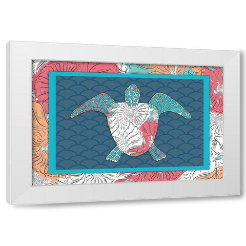 Sea Side BoHo 8 White Modern Wood Framed Art Print by LightBoxJournal