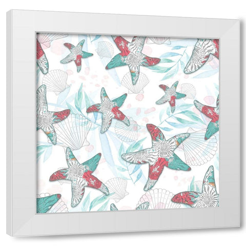 Sea Side BoHo Wrap Around 2 White Modern Wood Framed Art Print by LightBoxJournal
