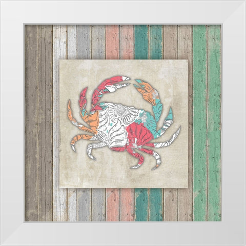 Sea Side BoHo_Frame 2 White Modern Wood Framed Art Print by LightBoxJournal