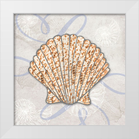 Sea Side Gypsy V2 White Modern Wood Framed Art Print by LightBoxJournal