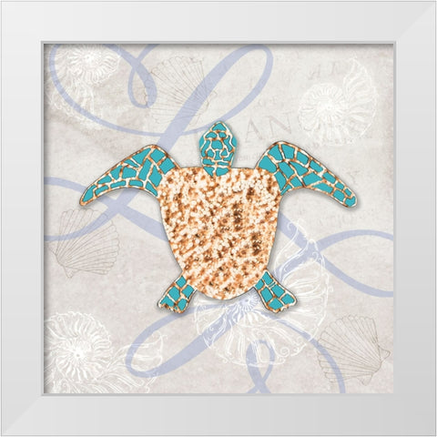 Sea Side Gypsy V3 White Modern Wood Framed Art Print by LightBoxJournal