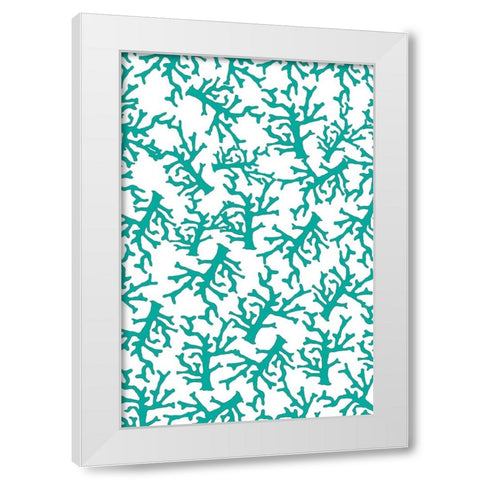 Sea Side Gypsy_Pattern 1 White Modern Wood Framed Art Print by LightBoxJournal