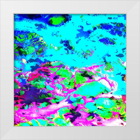 Bright Scarf 2 White Modern Wood Framed Art Print by LightBoxJournal