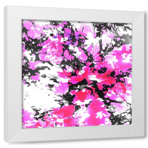 Bright Scarf 3 White Modern Wood Framed Art Print by LightBoxJournal