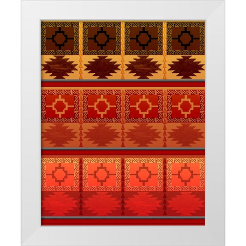 SouthWestStyle 1 White Modern Wood Framed Art Print by LightBoxJournal