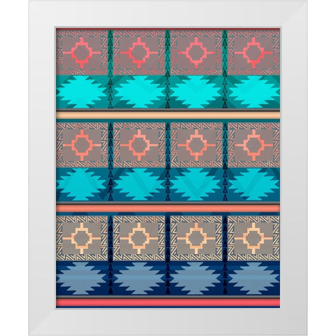 SouthWestStyle 6 White Modern Wood Framed Art Print by LightBoxJournal