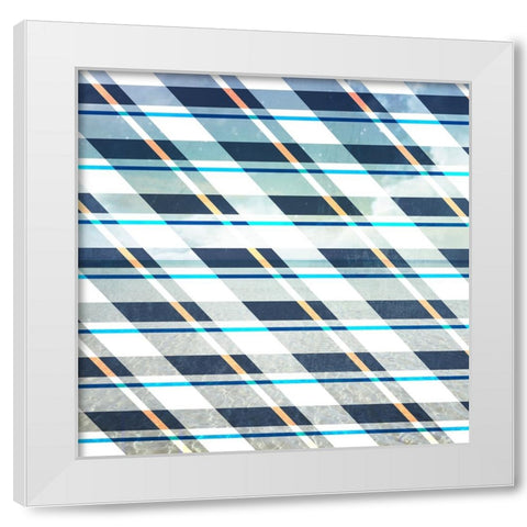 Signs_SeaLife_Repeat10 White Modern Wood Framed Art Print by LightBoxJournal