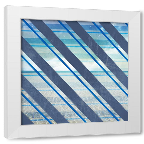 Signs_SeaLife_Repeat12 White Modern Wood Framed Art Print by LightBoxJournal