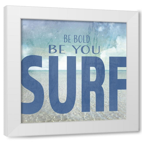 Signs_SeaLife_Typography_BeBold White Modern Wood Framed Art Print by LightBoxJournal