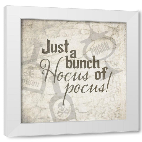 31 Signs 01 White Modern Wood Framed Art Print by LightBoxJournal