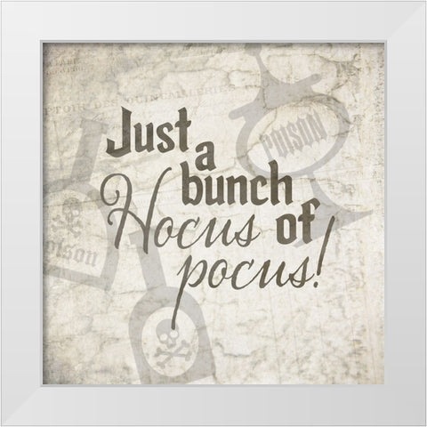 31 Signs 01 White Modern Wood Framed Art Print by LightBoxJournal