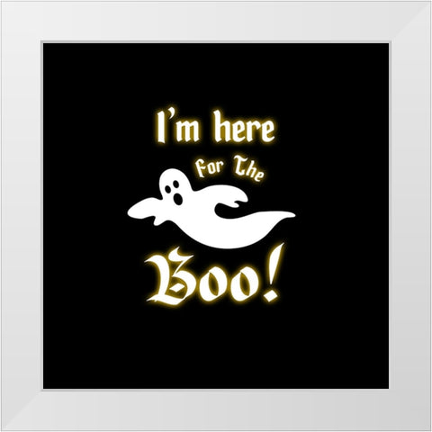 Hocus Pocus 07 White Modern Wood Framed Art Print by LightBoxJournal