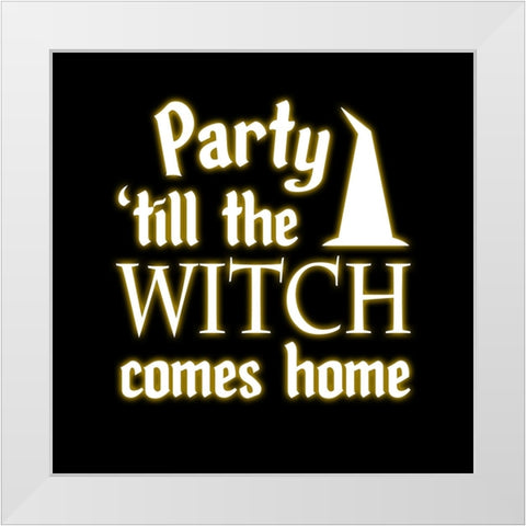 Hocus Pocus 09 White Modern Wood Framed Art Print by LightBoxJournal