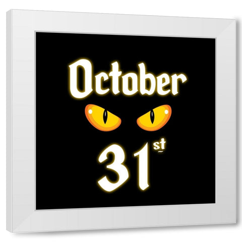 Hocus Pocus 12 White Modern Wood Framed Art Print by LightBoxJournal