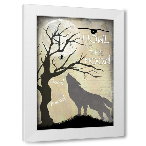 Say Boo 04 White Modern Wood Framed Art Print by LightBoxJournal