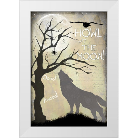 Say Boo 04 White Modern Wood Framed Art Print by LightBoxJournal