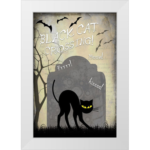 Say Boo 07 White Modern Wood Framed Art Print by LightBoxJournal