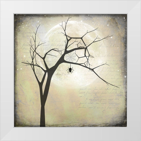 Say Boo 08 White Modern Wood Framed Art Print by LightBoxJournal