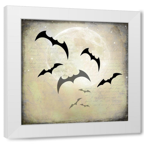 Say Boo 010 White Modern Wood Framed Art Print by LightBoxJournal