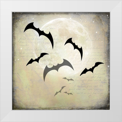 Say Boo 010 White Modern Wood Framed Art Print by LightBoxJournal