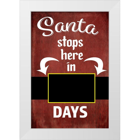 25 Days TilChristmas 05 White Modern Wood Framed Art Print by LightBoxJournal