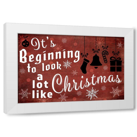 25 Days TilChristmas 034 White Modern Wood Framed Art Print by LightBoxJournal